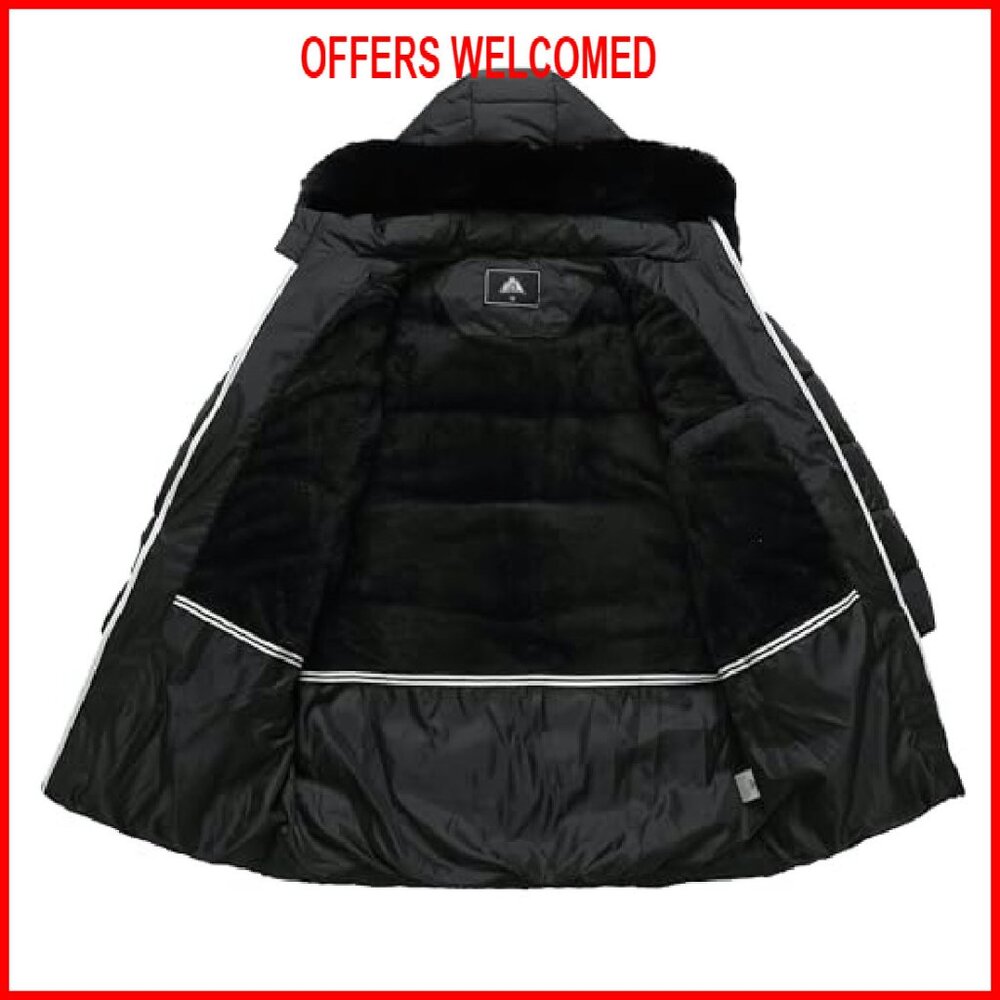 Plus Size Winter Down Puffer Jacket Windproof Wat… - image 5